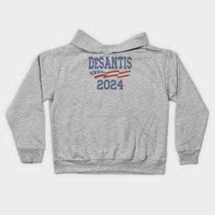 DeSantis 2024 American Flag Kids Hoodie